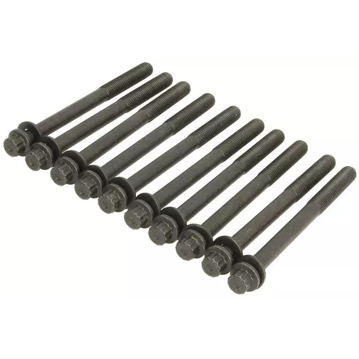 10 db-os motorháztető csavar készlet, Ajusa, M10x120mm, Suzuki Sx4 07- modellekhez