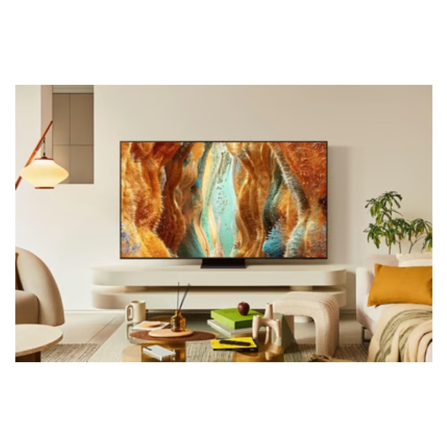 Televizor Samsung LED GQ75QN74FATXZG, 189 cm, 4K UHD, HDR, Smart TV, Control vocal, 100 Hz