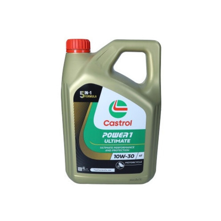 Castrol POWER 1 ULTIMATE 4T 10W-30 4L motorolaj, 4 ütemű motorkerékpárokhoz