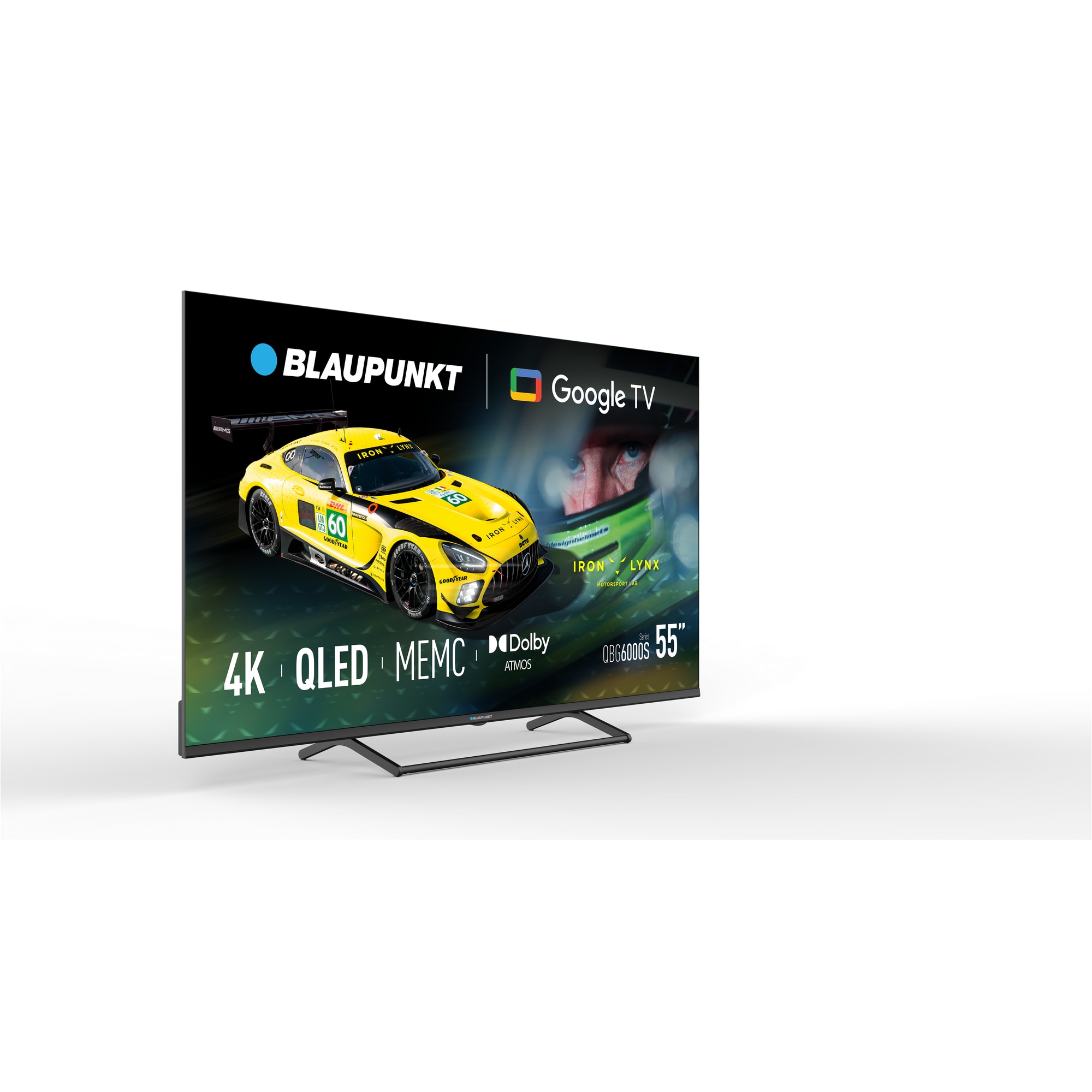Televizor Blaupunkt QLED 55QBG6000S, 139 cm, Smart Google TV, 4K Ultra HD, Clasa G