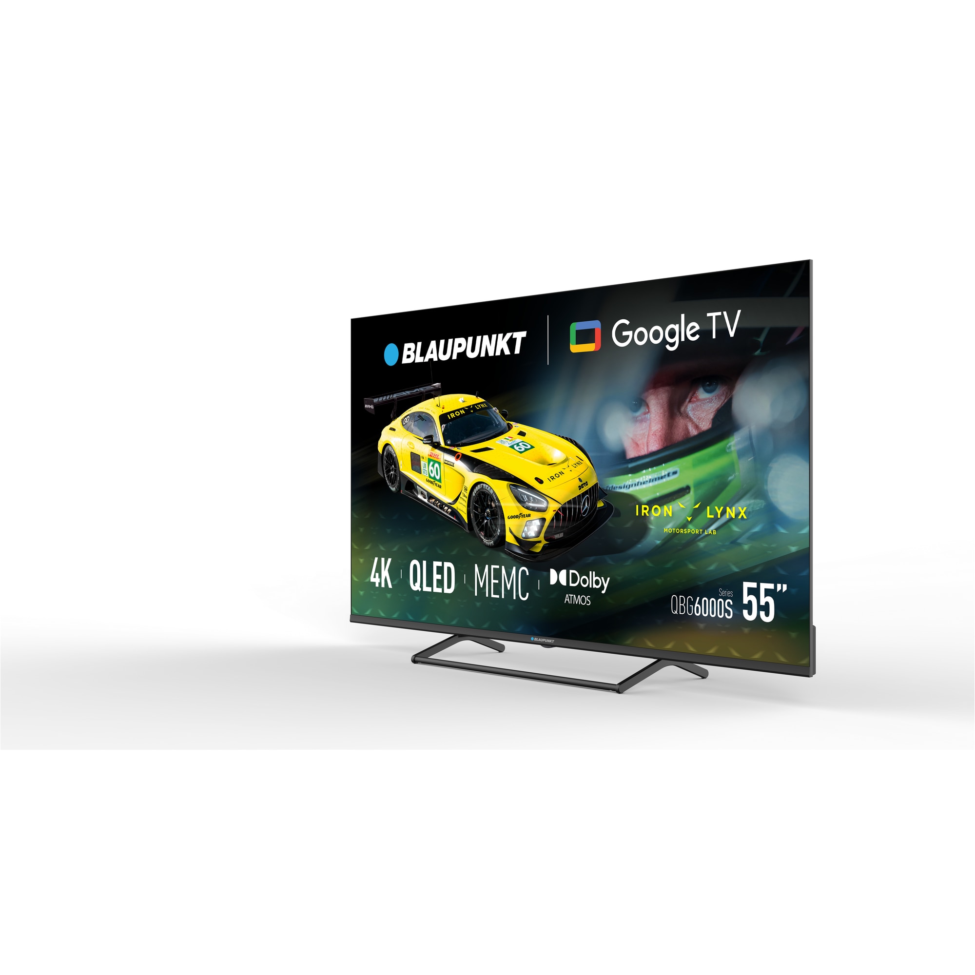 Televizor Blaupunkt QLED 55QBG6000S, 139 cm, Smart Google TV, 4K Ultra HD, Clasa G