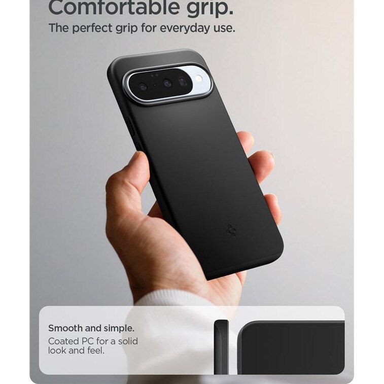 Carcasa Spigen Thin Fit cu MagSafe compatibila cu Google Pixel 10/10 Pro, Negru