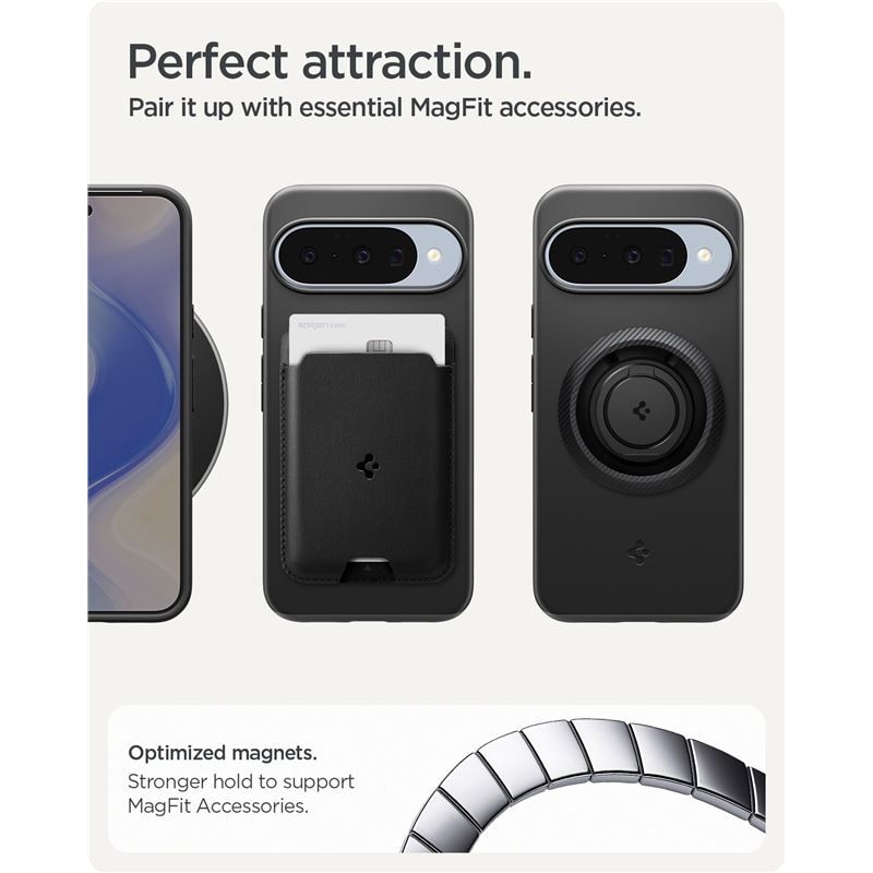 Carcasa Spigen Thin Fit cu MagSafe compatibila cu Google Pixel 10/10 Pro, Negru