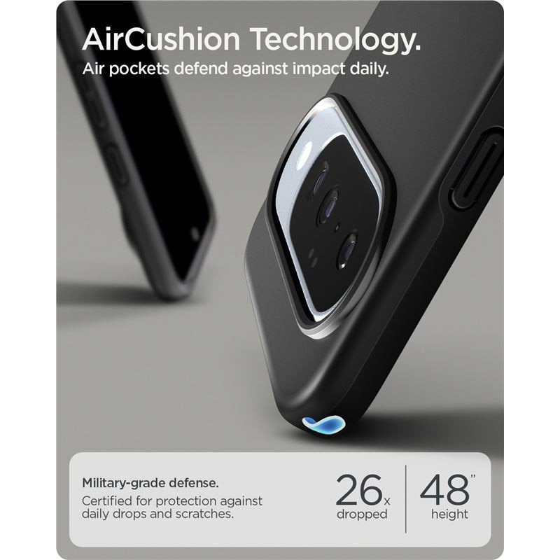 Carcasa Spigen Thin Fit cu MagSafe compatibila cu Google Pixel 10/10 Pro, Negru