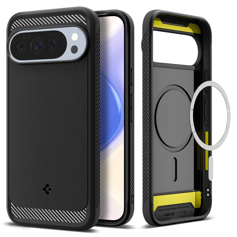 Carcasa Spigen Rugged Armor cu MagSafe compatibila cu Google Pixel 10 Pro XL, Matte Black