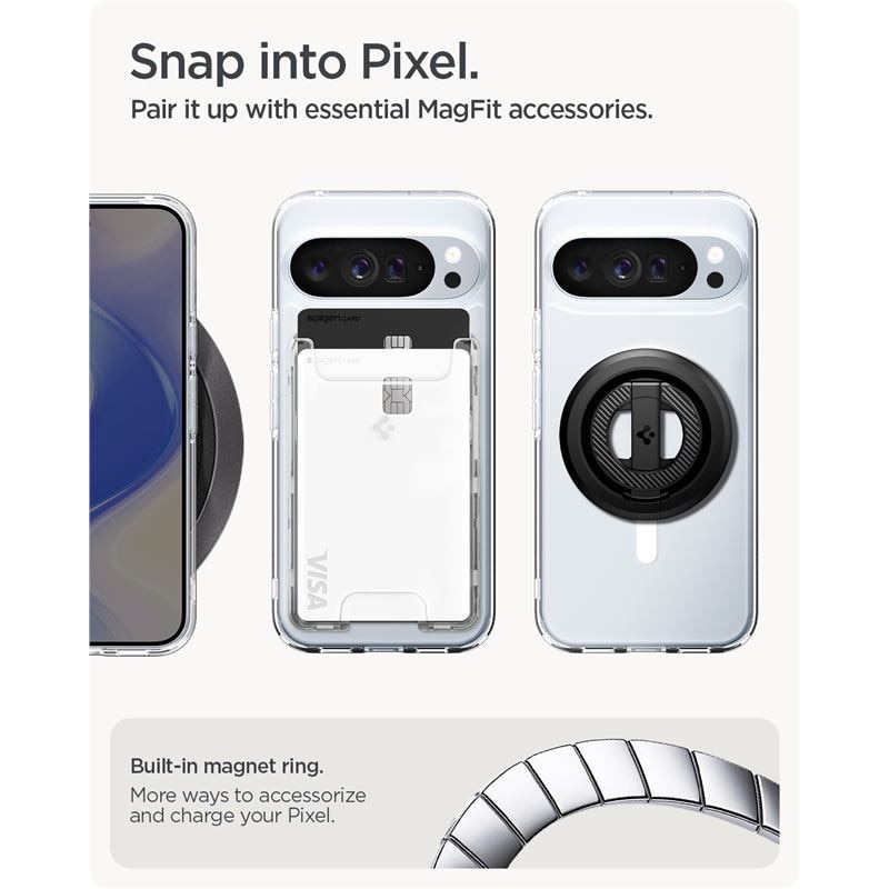 Carcasa Spigen Ultra Hybrid cu MagSafe compatibila cu Google Pixel 10 Pro XL, Transparent