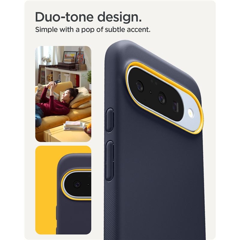 Carcasa Spigen Nano Pop cu MagSafe compatibila cu Google Pixel 10/10 Pro, Blueberry Navy