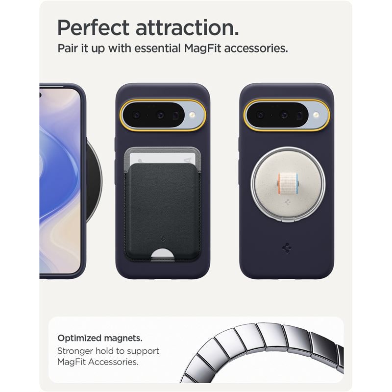 Carcasa Spigen Nano Pop cu MagSafe compatibila cu Google Pixel 10/10 Pro, Blueberry Navy