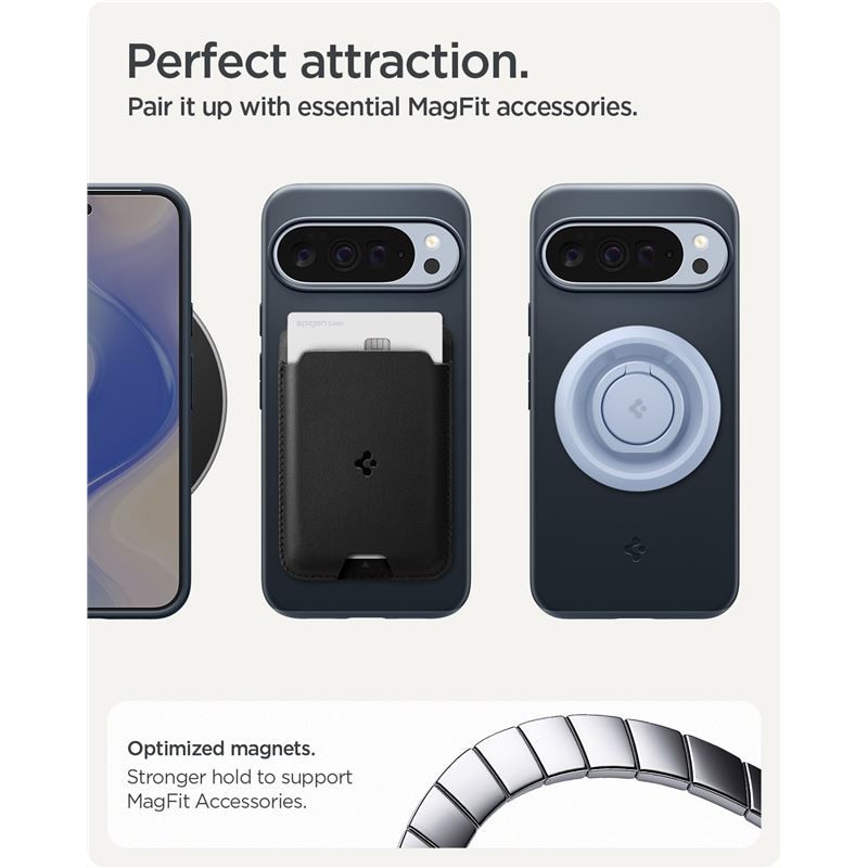 Carcasa Spigen Thin Fit cu MagSafe compatibila cu Google Pixel 10 Pro XL, Metal Slate