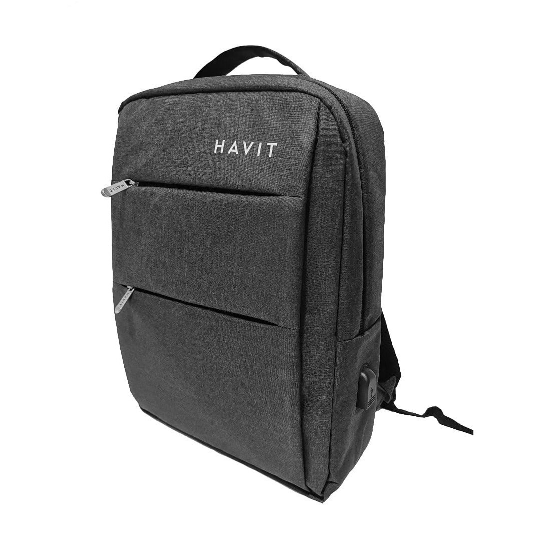 Rucsac Laptop HAVIT H0026, Rezistent, Port USB, Negru, 340x120x430 mm