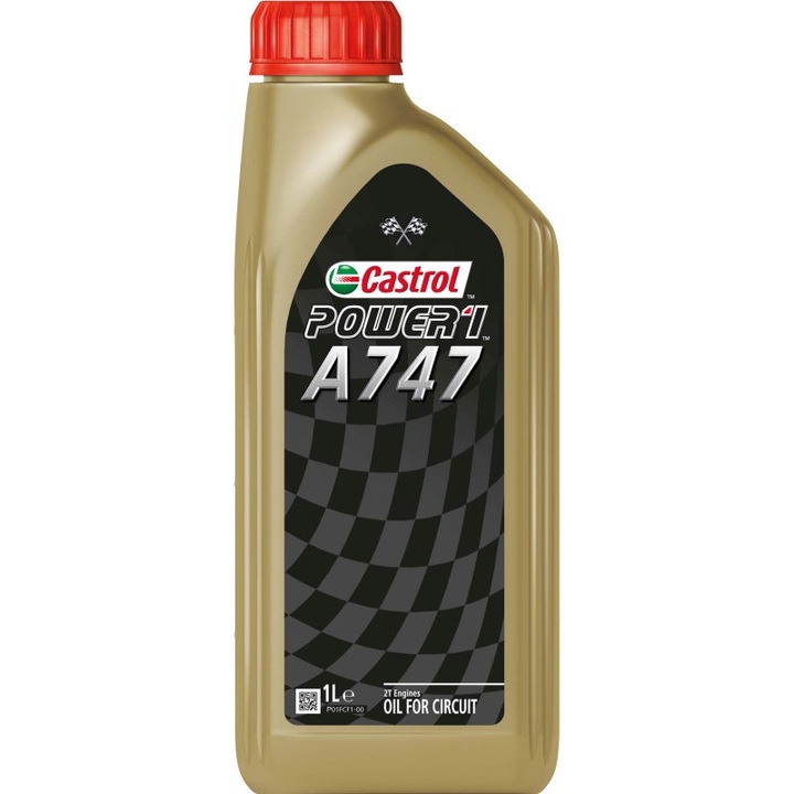 Castrol A747 0W-20 motorolaj, 1L, 2-ütemű és 4-ütemű motorkerékpárokhoz, mezőgazdasági és építőipari gépekhez