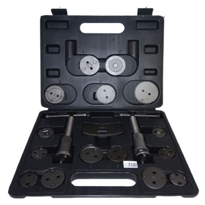 Set scule profesionale Forsage pentru presarea pistonului de frana, 18 piese