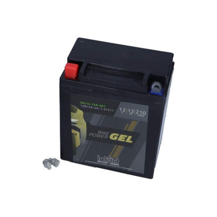 Автомобилен акумулатор INTACT 12V 12AH 210A L+ гел 135x81x161см