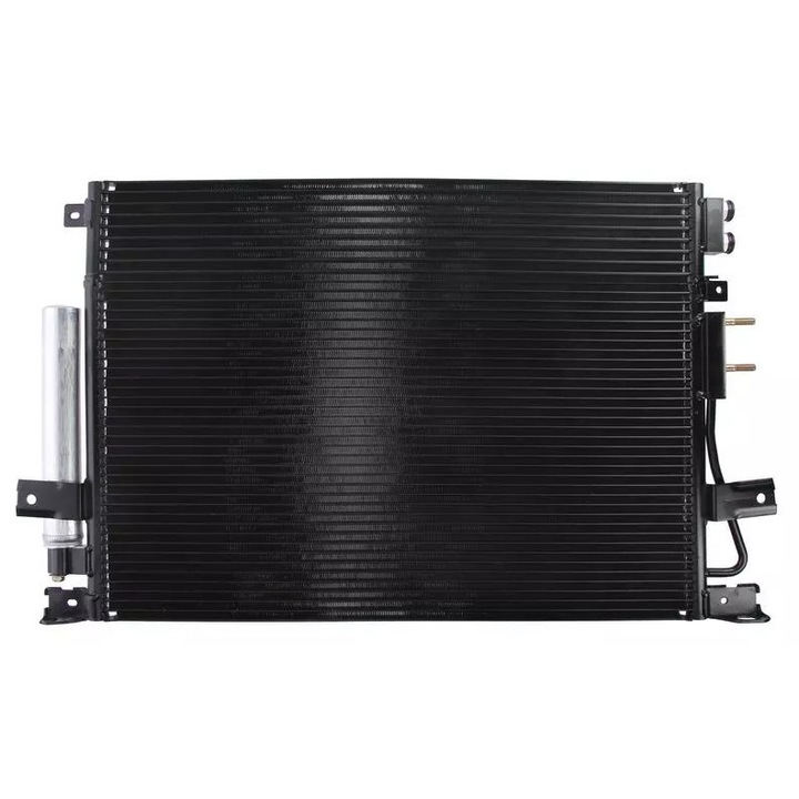 Autó hűtőrendszer, NRF, szárítóval, 592x457x18mm, 15,5mm, 10,1mm