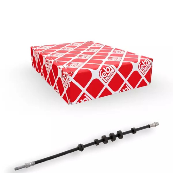 Rugalmas fékcső FEBI, Audi A4/A5, 1,8-4,2, 522mm, M10x1, bal/jobb