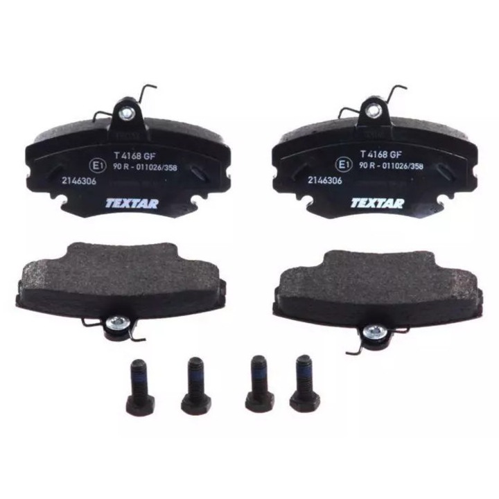 Fékbetét készlet, TEXAR, Dacia Logan/Sandero 1,2-1,6-hoz, 100x65x18mm, 2kg