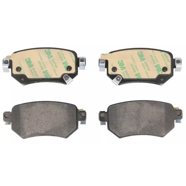 Fékbetét készlet, Textar, Mazda 6 2.0-2.5 12-től, 104,2x47,2x15,4mm, 2 kopásjelzővel, hátsó