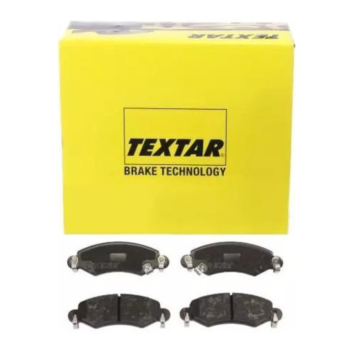 Textar első fékbetét garnitúra, Opel Agila 2000, 15.5mm vastagság