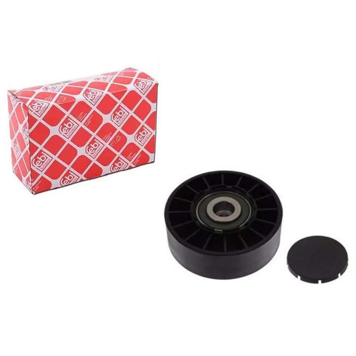 FEBI bordásszíj görgő, 25mm, 31mm, 80mm, fedéllel