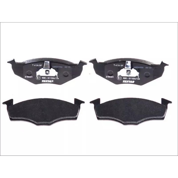 Fékbetétek, Textar, VW Polo/Lupo, 141,6x50,7x15,3mm, készlet