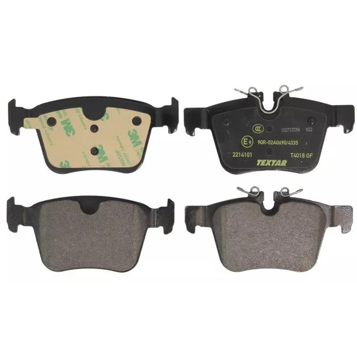 Fékbetétek, Ruville, készlet, Teves, 122,4x56,1x16,1mm, Volvo S90/V90/XC90 2,0 14-hez, Land Rover