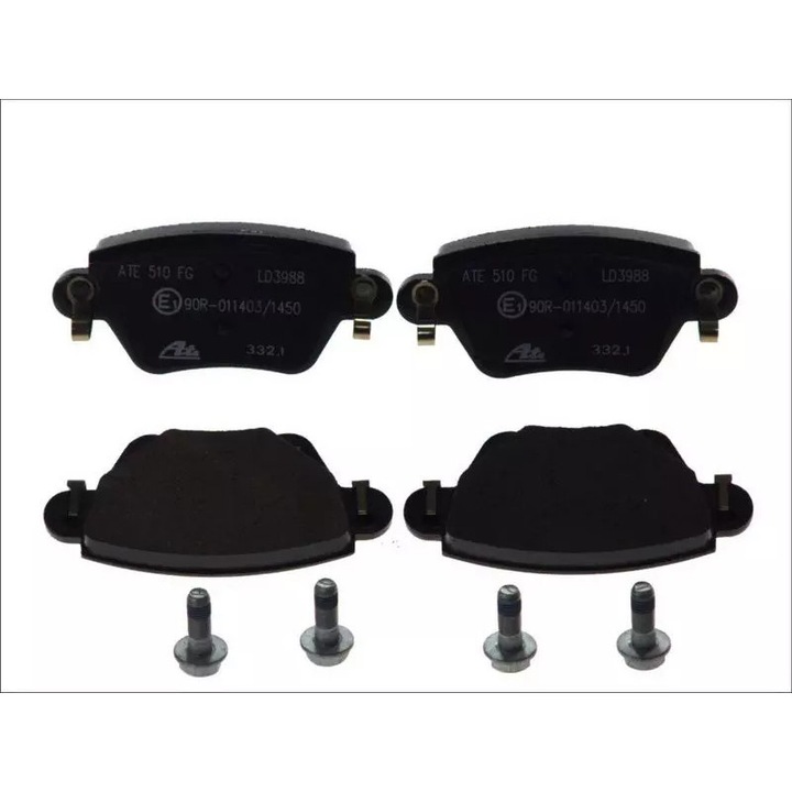 Hátsó fékbetét készlet, ATE, 4006633374729