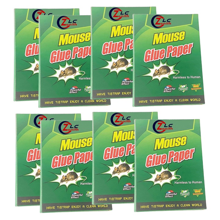 Set 8 capcane soareci si sobolani cu lipici