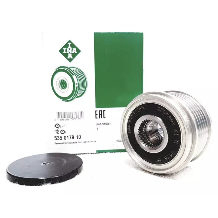 Szabadonfutó rendszer, generátor, INA, 6 bordás, 6,5mm, PEUGEOT-hoz