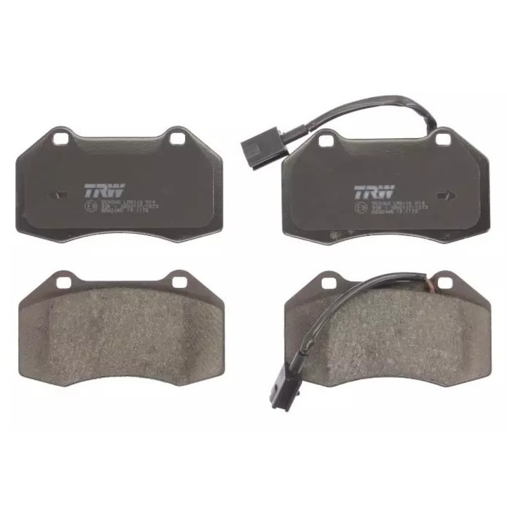 TRW fékbetét készlet, Alfa Romeo Mito 1,4-hez, 124,8x70,8x15,3mm