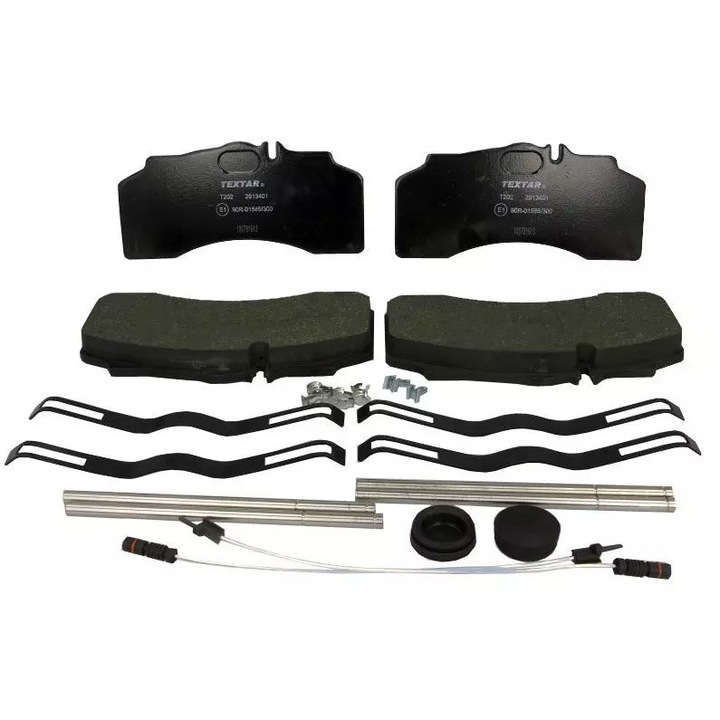 Textar autó fékbetét készlet, 25,6x19,3x7,2cm, 6.000kg, 204,5mm, 95,5mm, 2913401