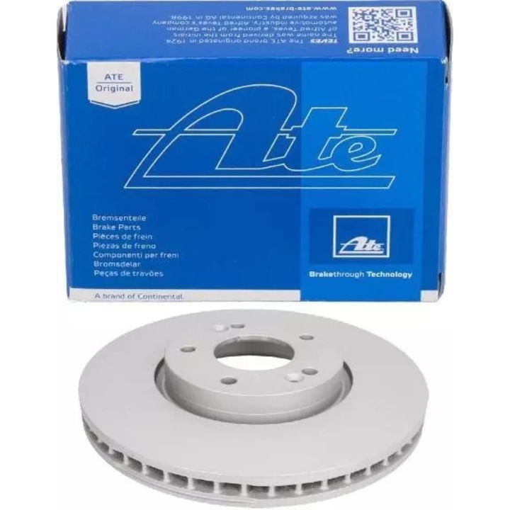 ATE szellőztetett féktárcsa, 300x28mm, 5 lyukú, 114,3mm, személyautókhoz