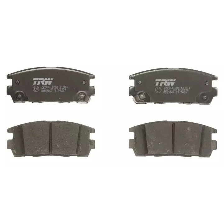 TRW fékbetét készlet, Opel Antara-hoz, 110,70x15,80x45,90mm