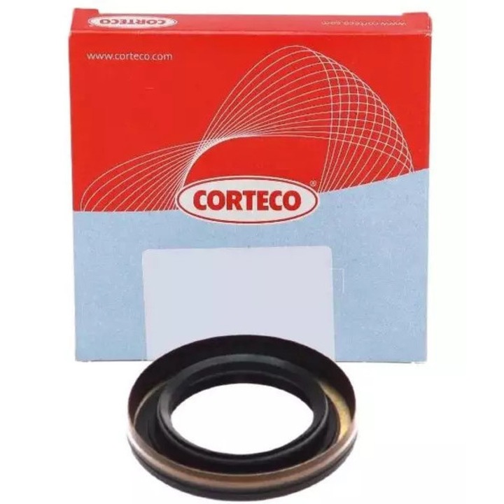 Váltóolaj szimering, Corteco 30x47x7mm, porvédelemmel, egyenes ajkú, benzines autókhoz