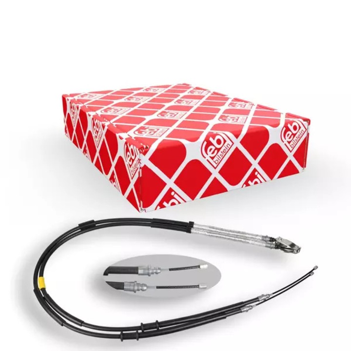 FEBI Opel Corsa D/E 07 kézifék bowden, készlet, 1490x1478mm, 1.05kg