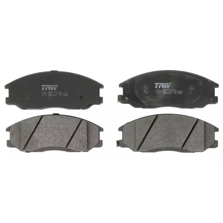 TRW fékbetétek Ssangyong Actyon/Kyron 2,0-2,7 XDI 05- modellekhez 58x149x16,4mm