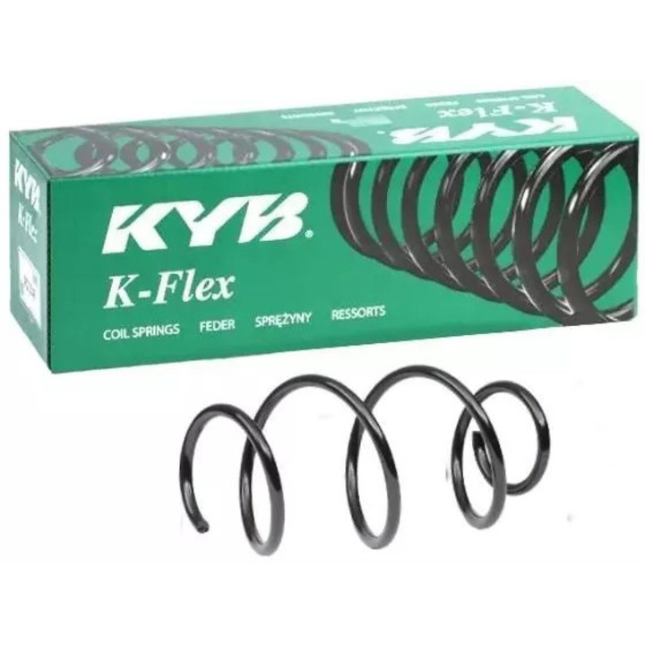 KYB felfüggesztés rugó, 12,8 mm vastag, 166,7 mm átmérőjű, 336 mm hosszú, személygépjárművekhez