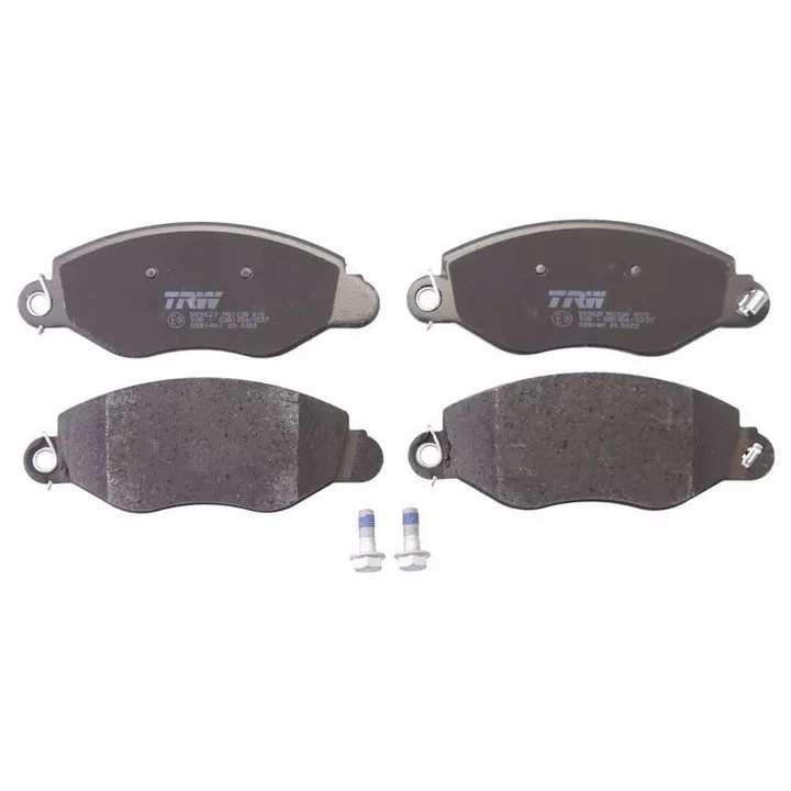 TRW fékbetétek, 168.5x64.2x18.4mm, Ford Transit 00-höz