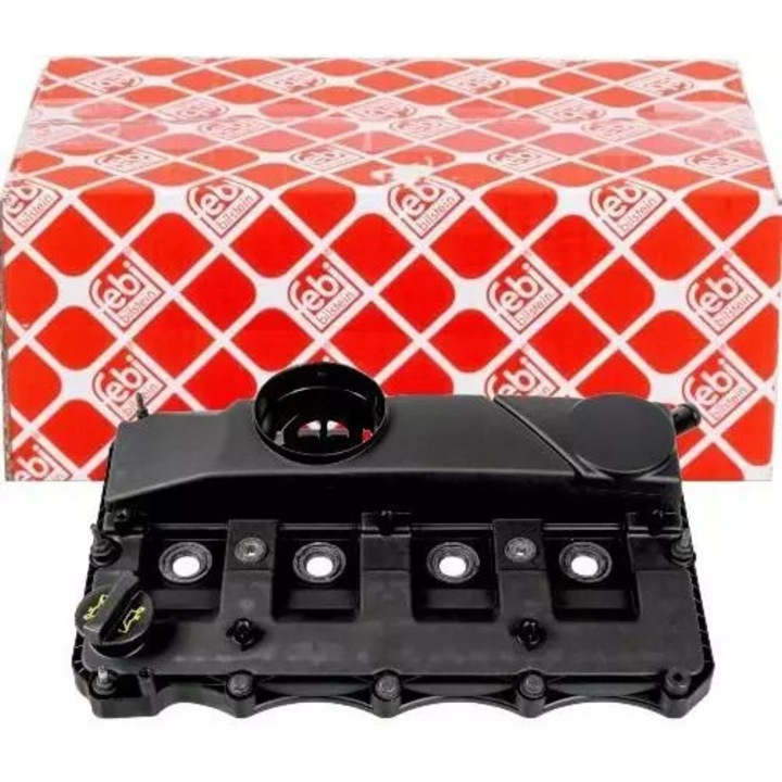 FEBI szelepfedél, 2.2HDI, fekete, tömítéssel, dízelmotorokhoz