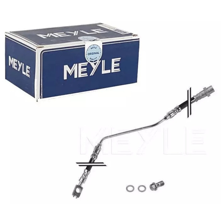 Meyle hátsó fékcső, 570mm, M10x1, tömítéssel, BMW X5 E53 00- típushoz, jobb