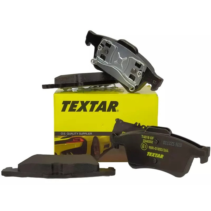 Fékbetétek, Textar, Renault Laguna 01-hez, 123.2x52x17mm, hátsó