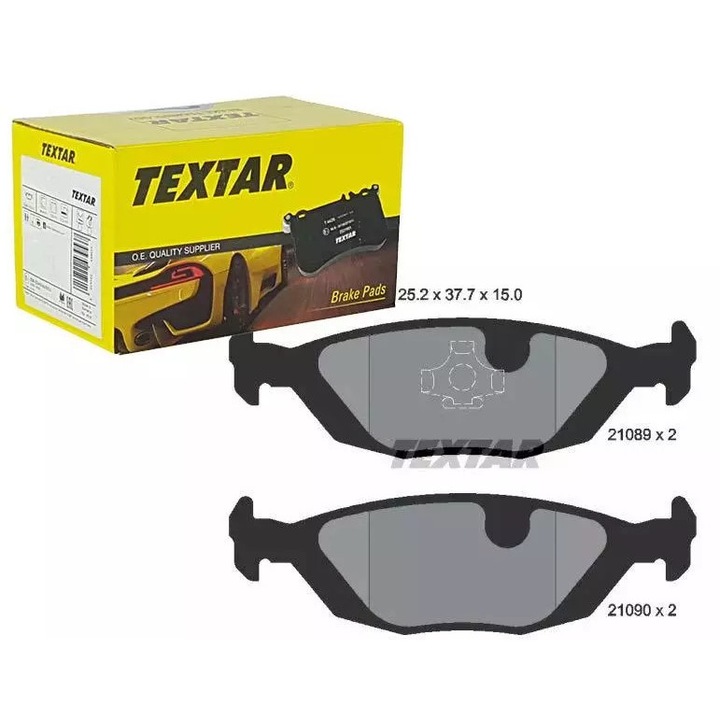 Fékbetétek, Textar, 125.2x37.7x15mm, Saab 900/9000 -94-hez