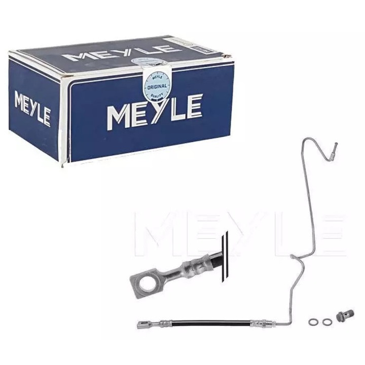 Furtun frana Meyle, 805mm, M10x1, cu garnitura, pentru VW Bora/Golf/New Beetle, partea dreapta spate