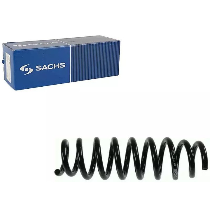 Autó felfüggesztés rugó, Sachs, BMW 1-es széria (E81, E87), 99mm, 343mm