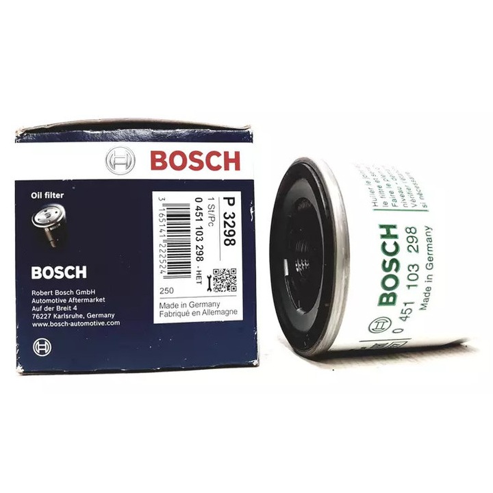 Bosch olajszűrő, 3/4" 16 UNF, 76,7mm, 1 db.