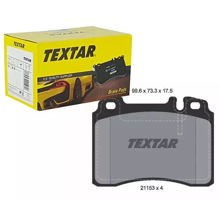 Ruville fékbetétek Mercedeshez, 99,4x73,3x17,5mm, 1,6kg