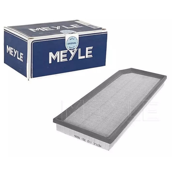 Filtru aer, MEYLE, 173x37x409mm, pentru automobile personale, compatibil cu VW Golf V 2,0GTI/A3 2,0TFSI