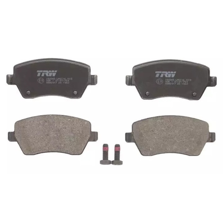 TRW fékbetétek Mercedes Citan 12-hez 116,4x52,5x17,3mm