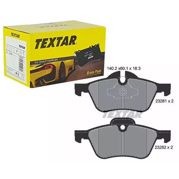 Ruville fékbetét MINI Cooperhez, 140,2x60,1x18,3mm