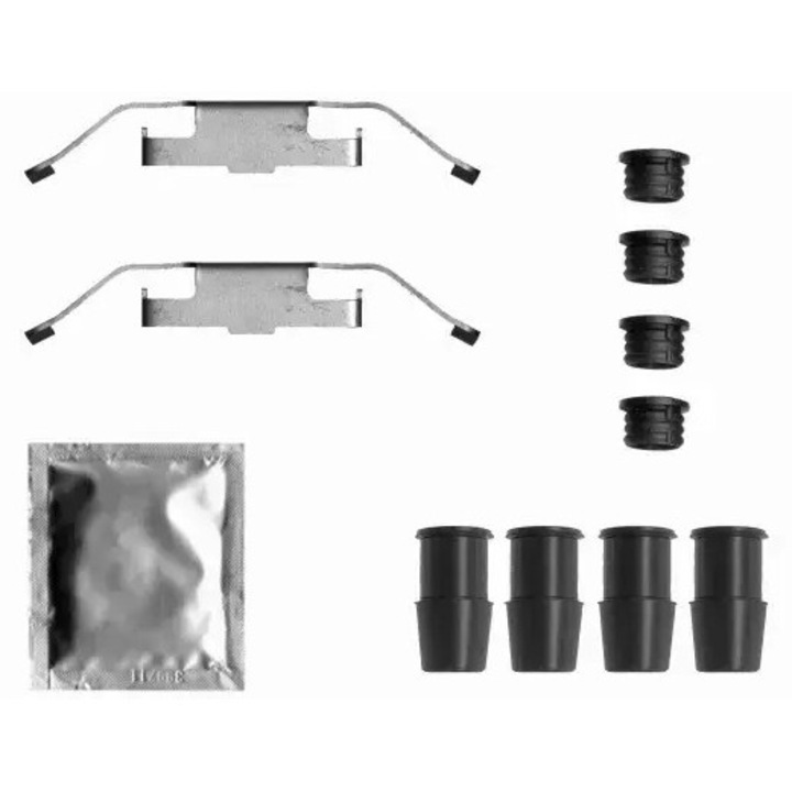 Textar fékbetét beszerelő készlet, MINI Cooper/One 14-, 11 darab, 20x15x1cm