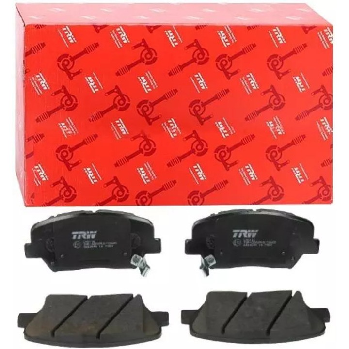 TRW fékbetétek Hyundai i30 11-hez 132,8x60x17,7mm